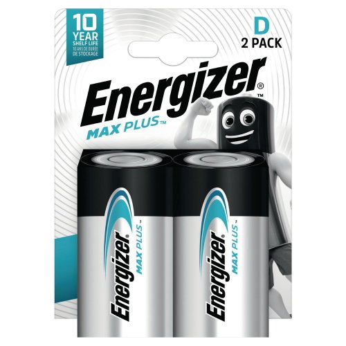 D LR20 paristo 1.5 V Energizer® max plus™ 2kpl