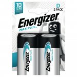 D LR20 paristo 1.5 V energizer max plus alkaline 2kpl