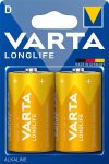 Alkaliparisto Varta Longlife D / LR20 2kpl