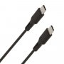 Datakaapeli Wave , USB-C/USB-C 1m, Musta