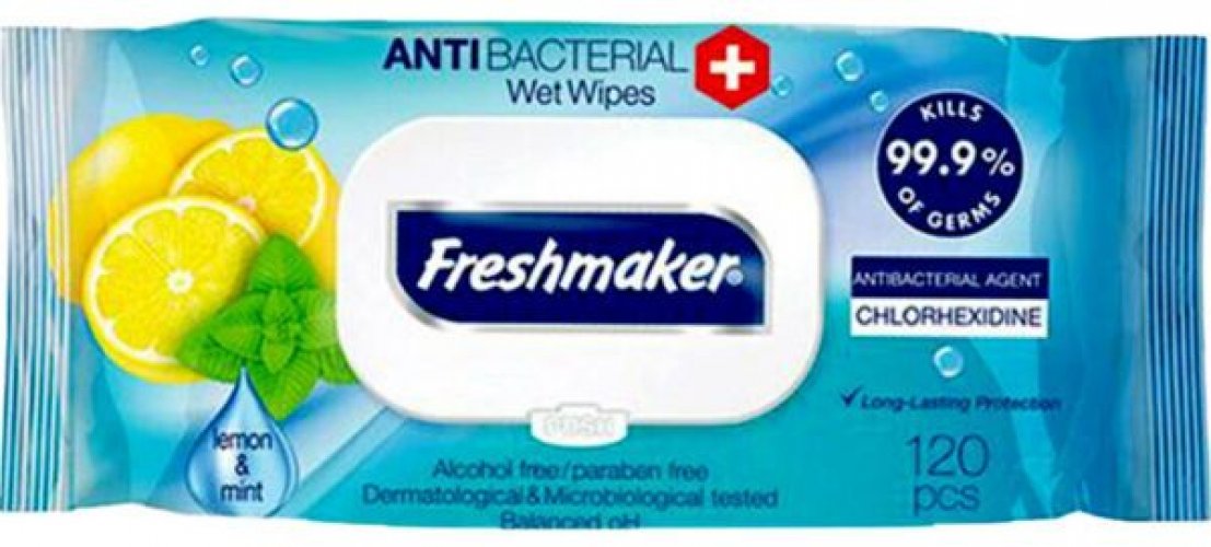 Desinfiointipyyhe Freshmaker käsille ja pinnoille