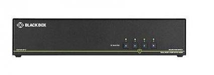 Displayport Black Box Secure KVM Switch NIAP 3.0, dual
