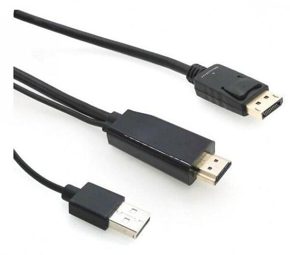 Displayport kaapeli Microconnect HDMI/ muunnin 2m