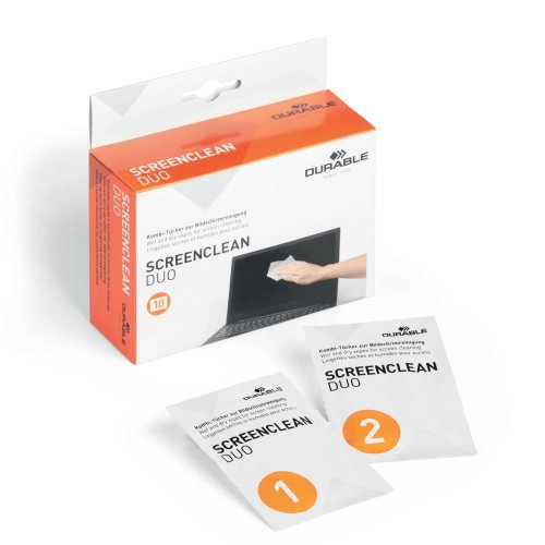 Durable näytön puhdistus 10kuiva/10koste