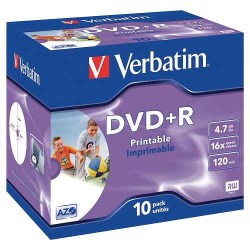 Dvd+r verbatim 43508 16x 4.7gb jewe 10kpl