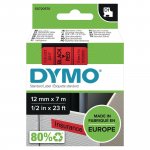 Teippi Dymo s0720570 d1 12mm musta/pun.