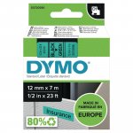 Teippi Dymo s072059 d1 12mm musta/vihre