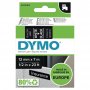Teippi Dymo s0720610 d1 12 mm valk/musta