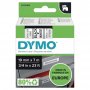 Teippi Dymo s0720830 d1 19mm musta/valk
