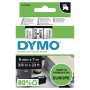Teippi Dymo s0720680 d1 9mm musta/valk.