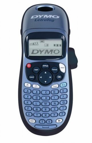 204083 Tarratulostin Dymo LT-100H LetraTag on monipuolinen ja helppokäyttöinen letratag-teipeille sopiva kompakti tarrakirjoitin. Tarratulostimessa on suuri ja kirkas graafinen näyttö, selkeät navigointinäppäimet ja ergonominen muotoilu.