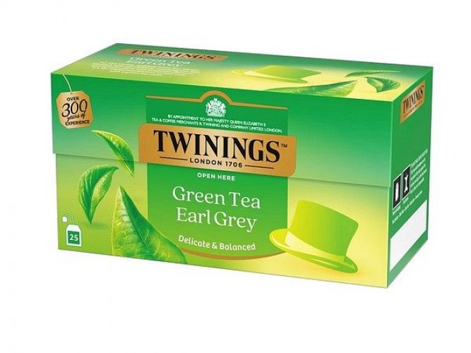 Earl grey tee Vihreä Twinings 25x1,6g