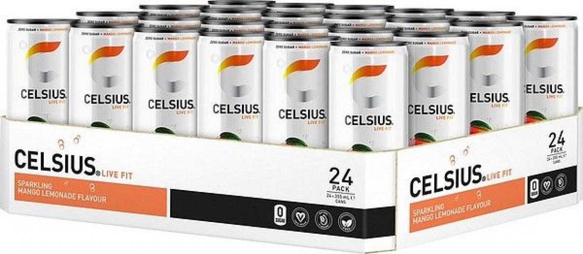Energiajuoma Celsius Mango Lemonade 24x355ml