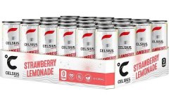 Energiajuoma Celsius Strawberry Lemonade 24x355ml