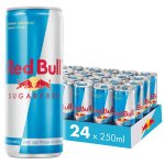 Energiajuoma Red Bull sokeriton 24x250 ml