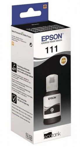 Epson EcoTank muste 111 C13T03M140 musta värikasetti