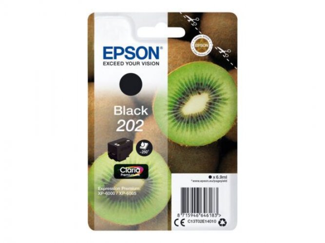 Epson muste 202 C13T02E14010 musta värikasetti Claria Premium