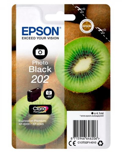 Epson muste 202 C13T02F14010 musta värikasetti Claria Premium