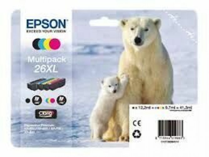 Epson muste 26XL C13T26364010 4-väri värikasetti multipack