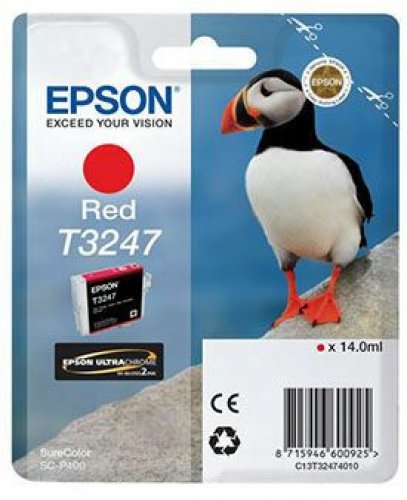 Epson muste T3247 C13T32474010 punainen värikasetti