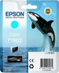 Epson muste T7602 C13T76024010 cyan värikasetti