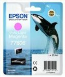 Epson muste T7606 C13T76064010 vaalea magenta värikasetti