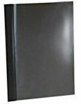 Esitekansio E462 A4 musta peitelistalla