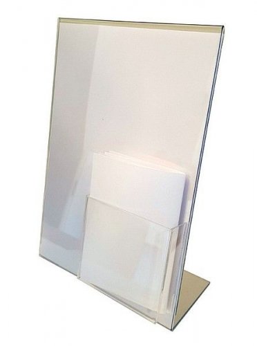 Esiteteline a4 L-standy + A6