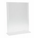 Esiteteline A5 T-malli kirkas pöydälle