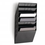 Seinäteline a4 6-os vaaka musta