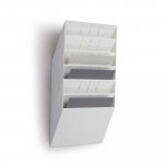 Seinäteline a4 6-os vaaka valk