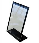 Esiteteline Style L-malli A3 akryyli mustat reunat 5kpl