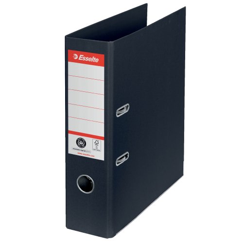 Esselte mappi A4 co2 no1 75mm musta