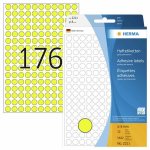 Etiketti Herma 2211 keltainen 8mm permanent 5632 tarraa/32ark