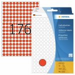 Etiketti Herma 2212 punainen 8mm permanent 5632 tarraa/32ark