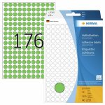 Etiketti Herma 2215 vihreä 8mm permanent 5632 tarraa/32ark