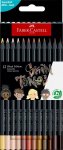 Faber-Castell Black Edition 12 ihonväristä värikynää