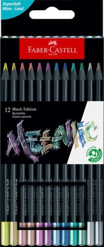 Faber-Castell Black Edition 12 metalli värikynää