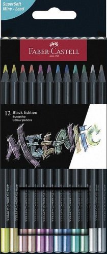 Faber-Castell Black Edition 12 metalli värikynää