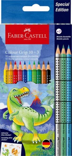 Faber-Castell Colour Grip dinosaurus 10+3