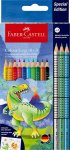 Faber-Castell Colour Grip dinosaurus 10+3