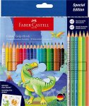 Faber-Castell Colour Grip dinosaurus 18+6
