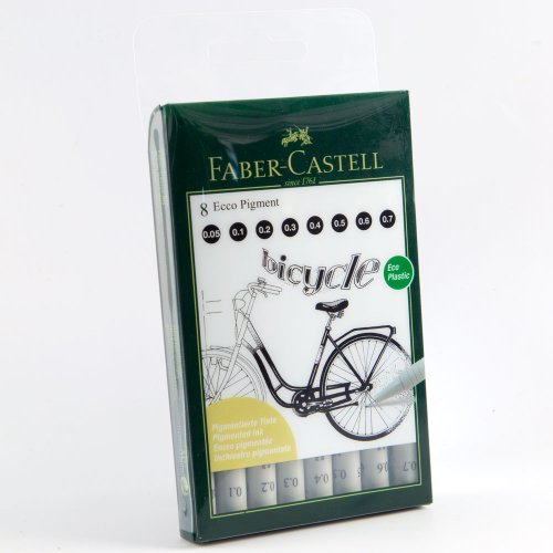 Faber-Castell Ecco Pigment 8 kynän sarja rasia edullinen hinta