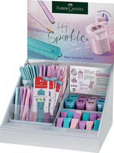 Faber-Castell Sparkle Cosmic 2024 myymäläteline