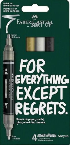 FC Multimark Classics 4kpl akryylitussit blisterpakkaus