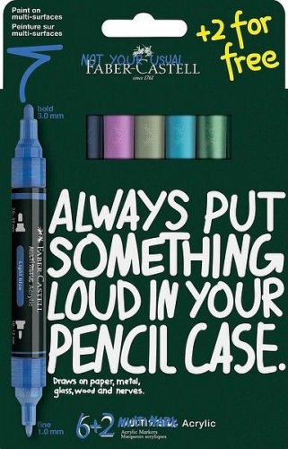 FC Multimark Frost 6+2kpl akryylitussit blisterpakkaus