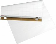 Fläppipaperi ruutu/blanco 59x80cm 60gsm 50 arkkia