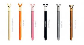 Geelikynä Animal Erase it blisterlajitelma 6 kynää