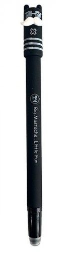 Geelikynä Kissan Viikset musta Pyyhittävä 0,5 mm sininen muste