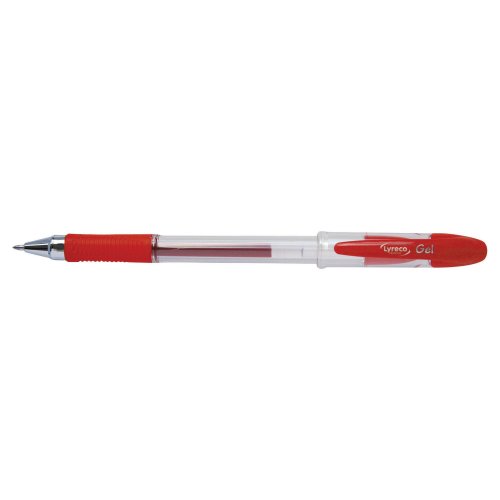 Geelikynä Lyreco premium korkilla 0,5mm punainen